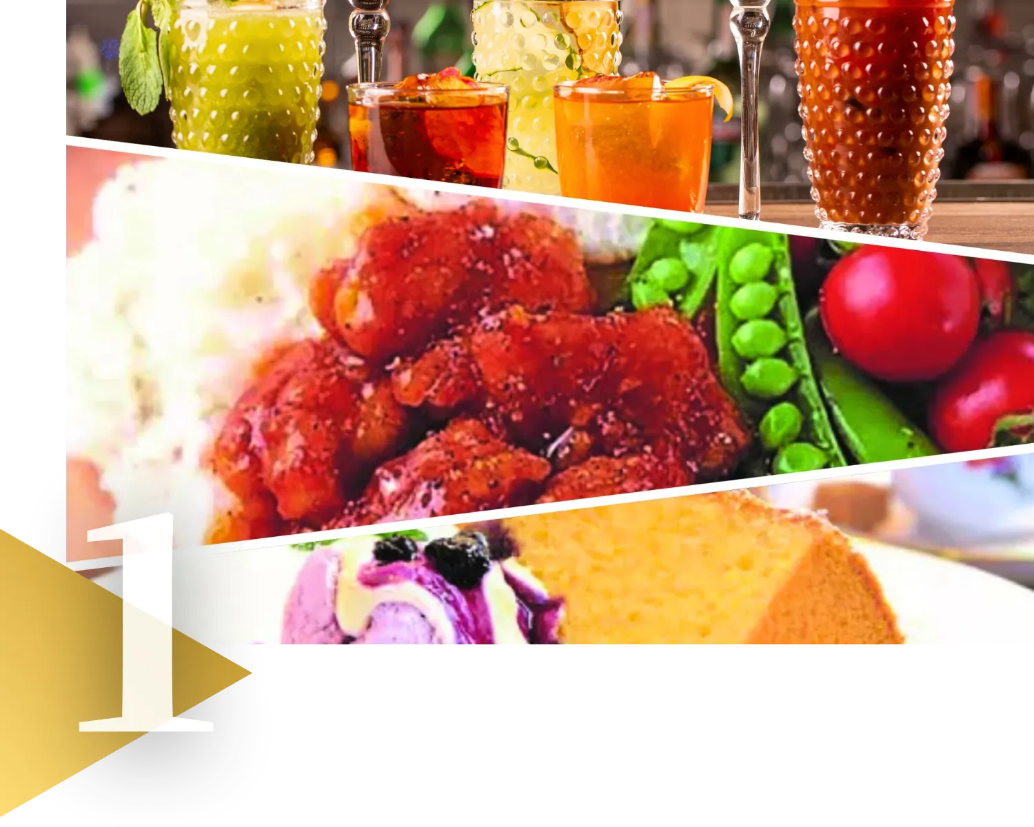 ドリンクとフードとデザート